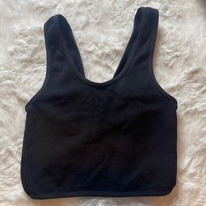 crop top with cross back